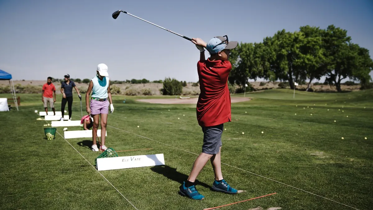 Golf club tee time