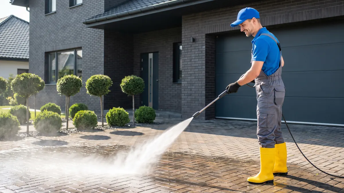 Whole-house pressure wash